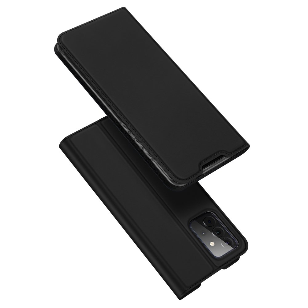 Samsung Galaxy A72 / A72 5G Telefontok - Dux Ducis fekete flipcover tok