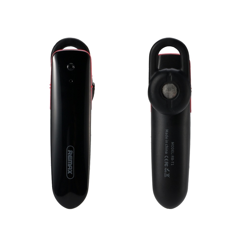 Headset: REMAX RB-T1 - fekete bluetooth headset