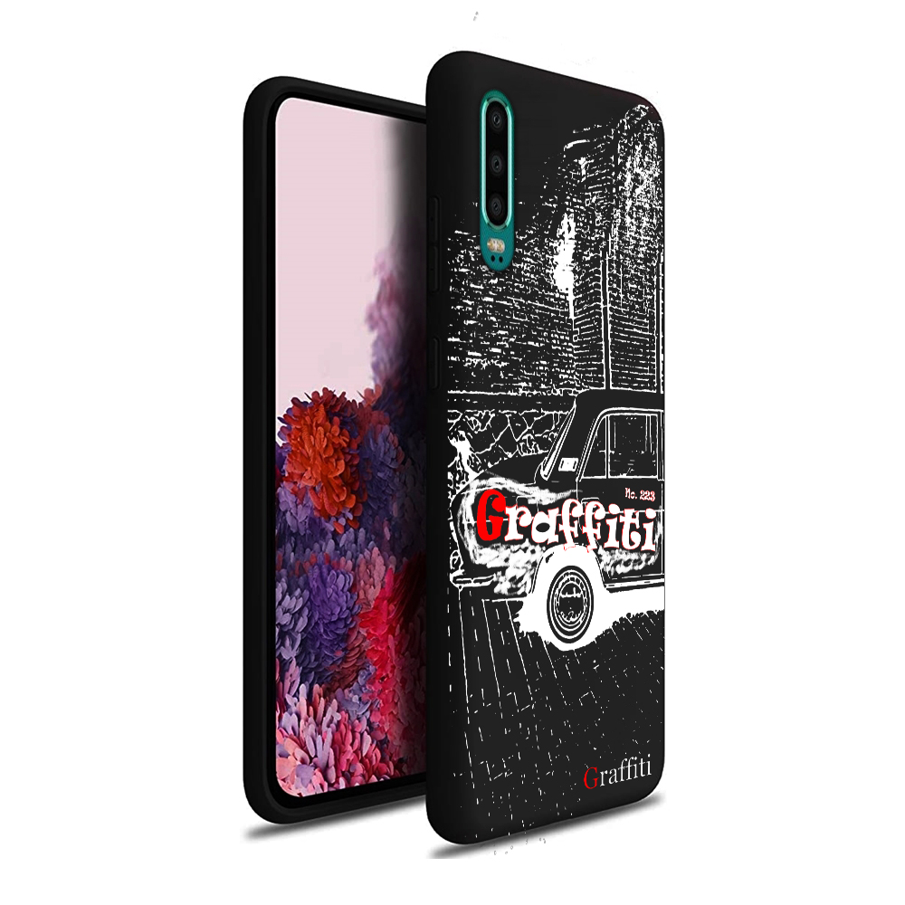 Huawei P30 Telefontok - Graffiti No.223 mintás szilikon tok