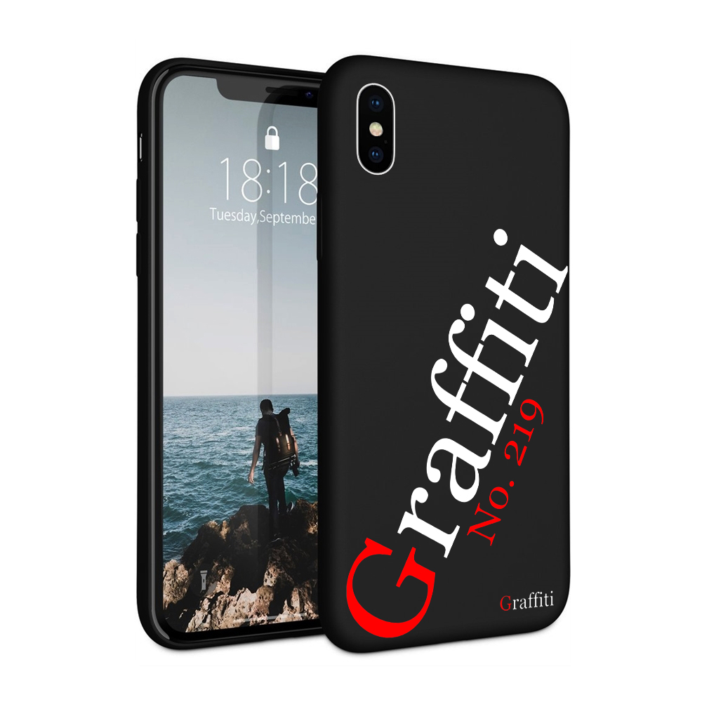 iPhone Xs Telefontok - Graffiti No.219 mintás szilikon tok