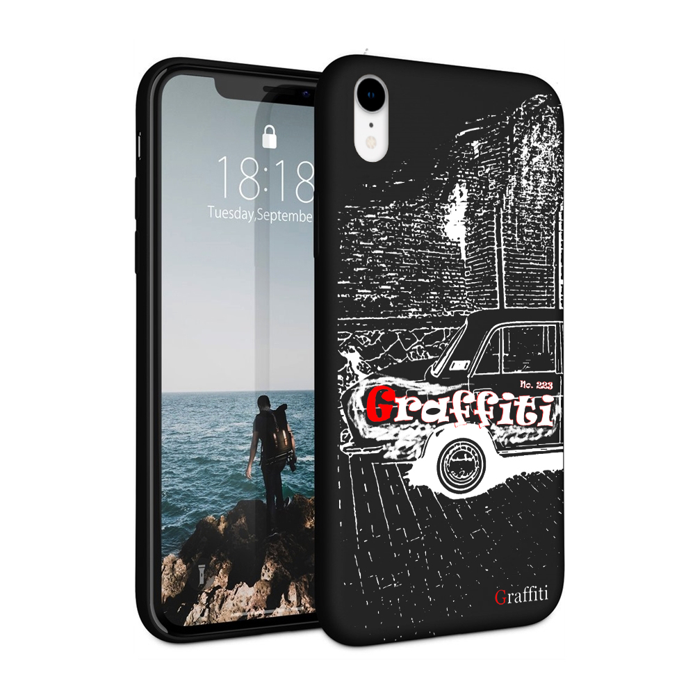 iPhone Xr Telefontok - Graffiti No.223 mintás szilikon tok