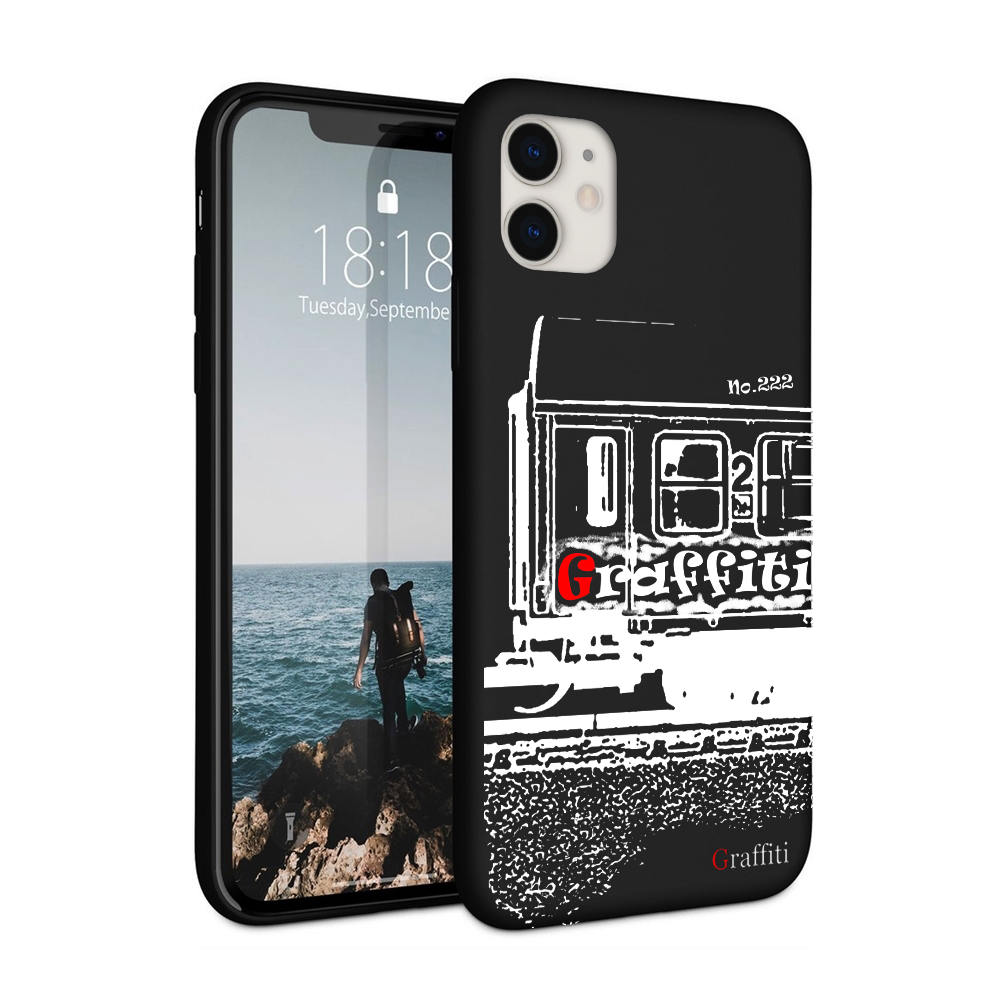 iPhone 11 Telefontok - Graffiti No.222 mintás szilikon tok