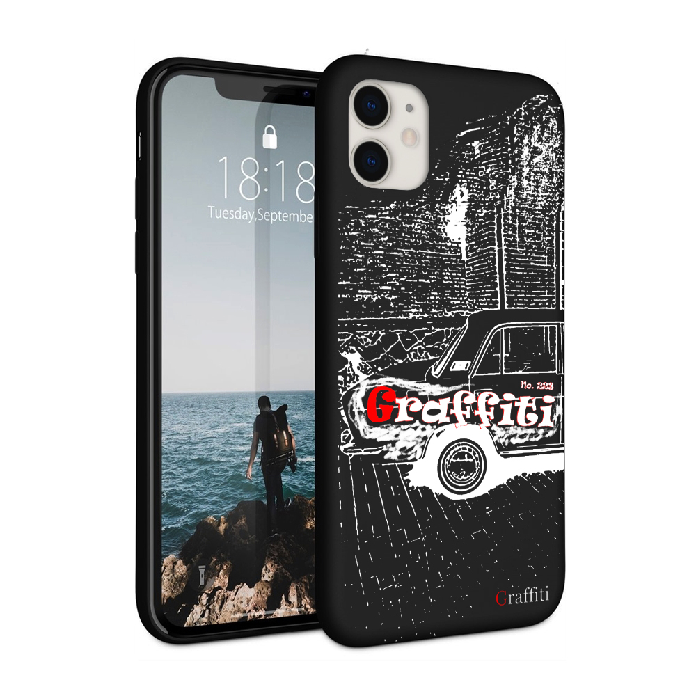 iPhone 11 Telefontok - Graffiti No.223 mintás szilikon tok
