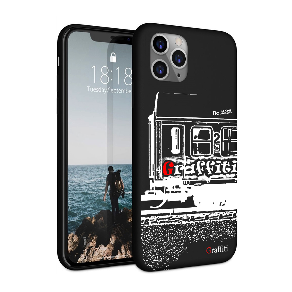 iPhone 11 Pro Max Telefontok - Graffiti No.222 mintás szilikon tok