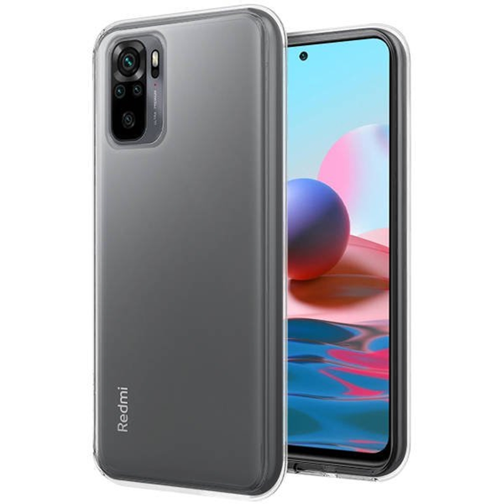 Xiaomi Redmi Note 10 Telefontok - átlátszó szilikon tok