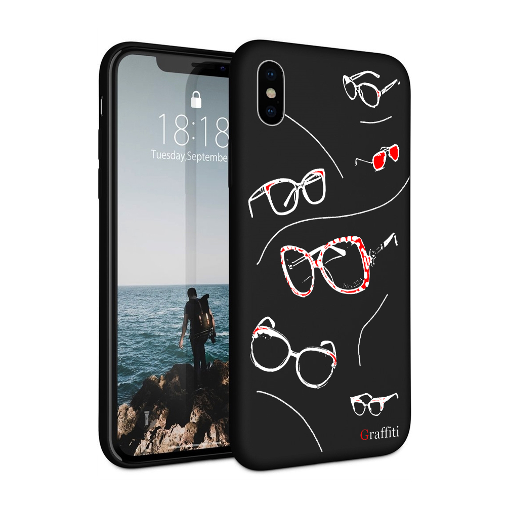 iPhone Xs Telefontok - Graffiti No.224 mintás szilikon tok
