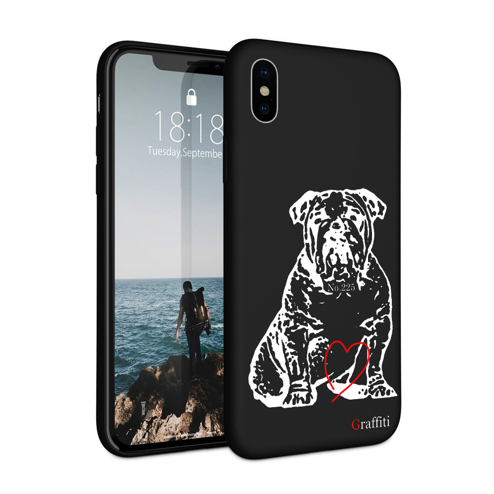 iPhone Xs Telefontok - Graffiti No.225 mintás szilikon tok