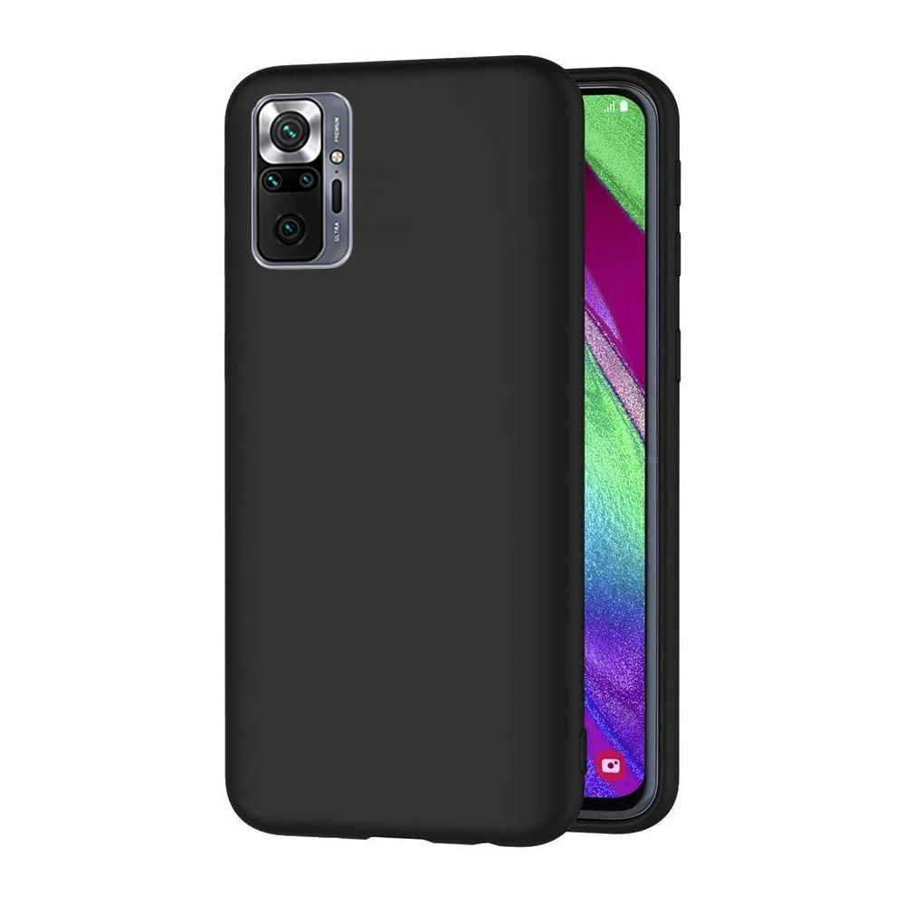 Xiaomi Redmi Note 10 Pro / Note 10 Pro Max Telefontok - fekete szilikon tok