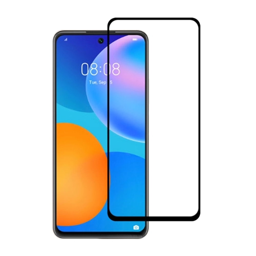 Huawei P Smart 2021 Üvegfólia  - fekete Slim 3D üvegfólia