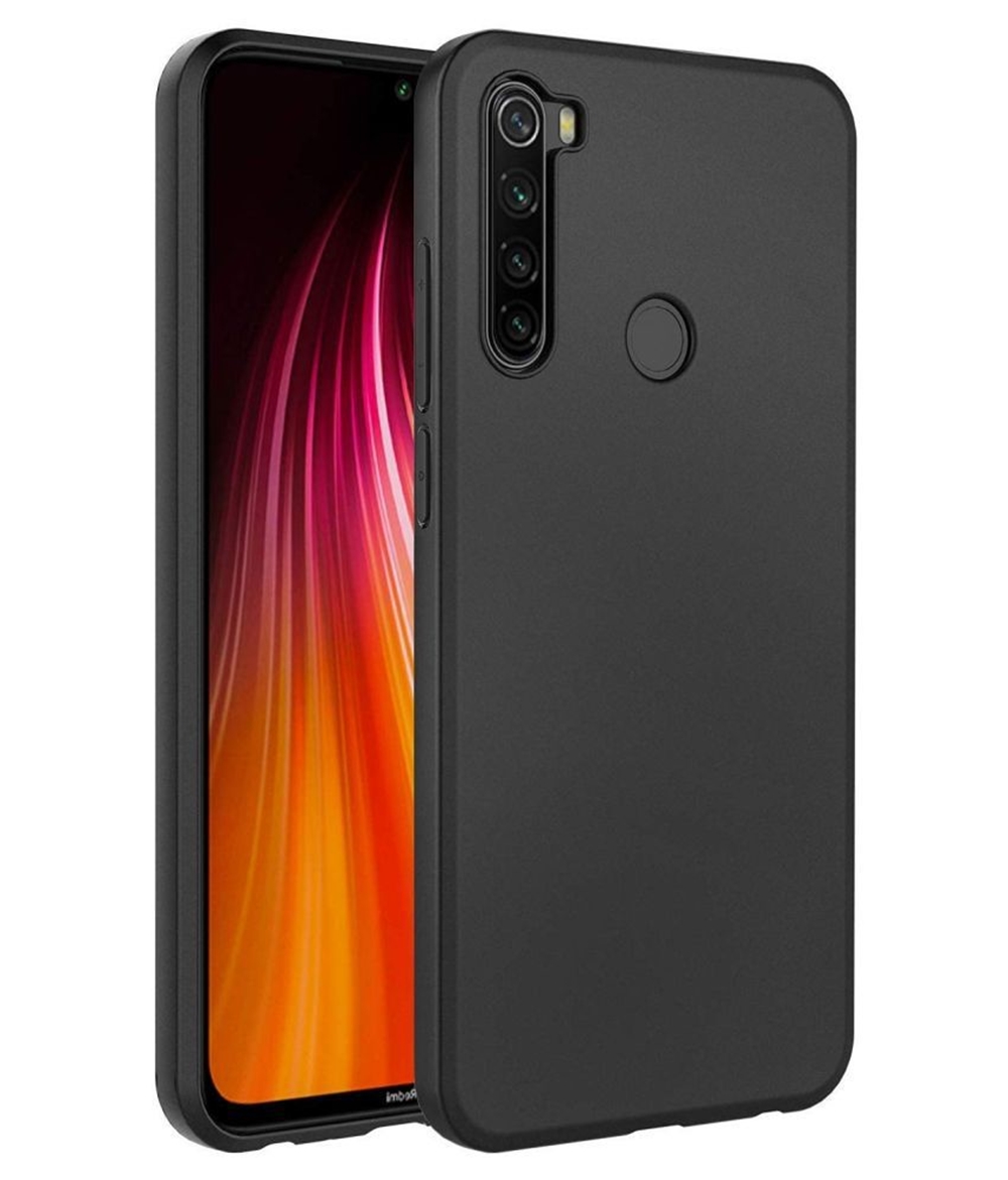 Xiaomi Redmi Note 8 / Note 8 2021 Telefontok - fekete szilikon tok