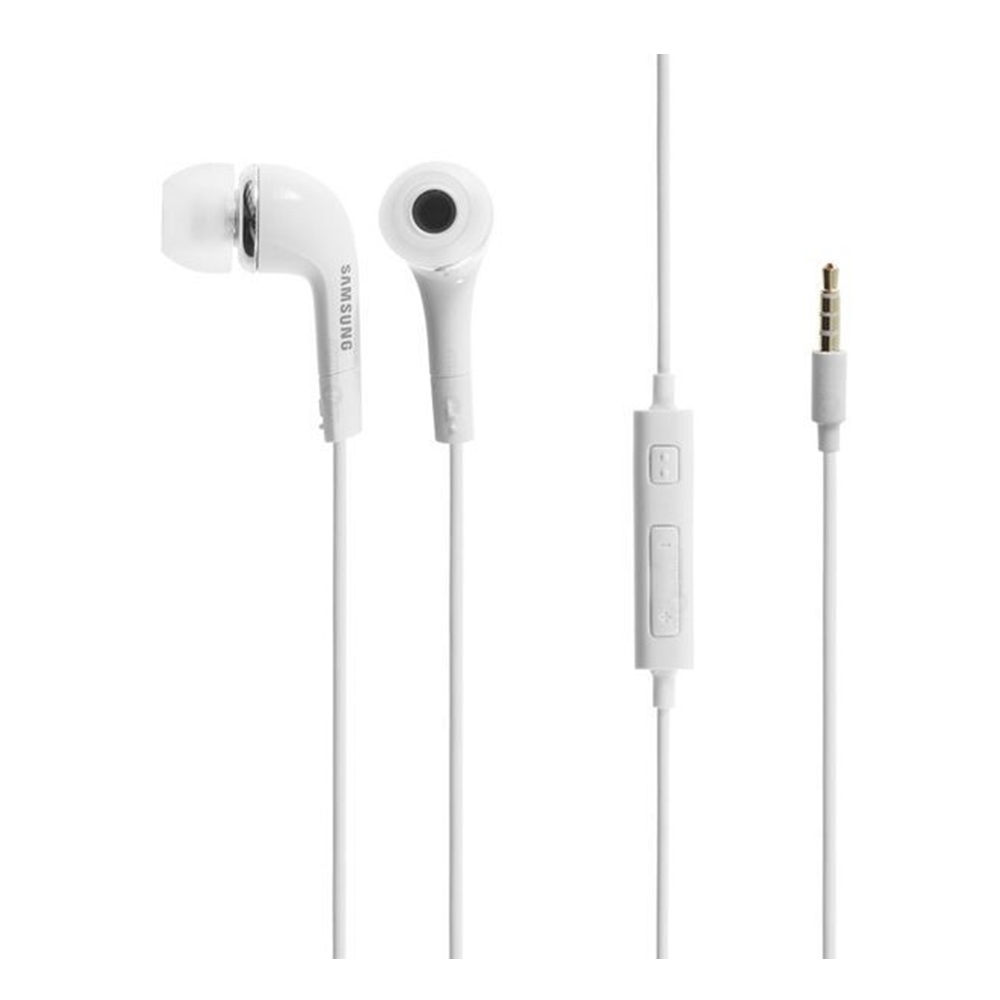 Samsung EHS64AVFWE Headset- fehér gyári hangerőszabályzós stereo headset