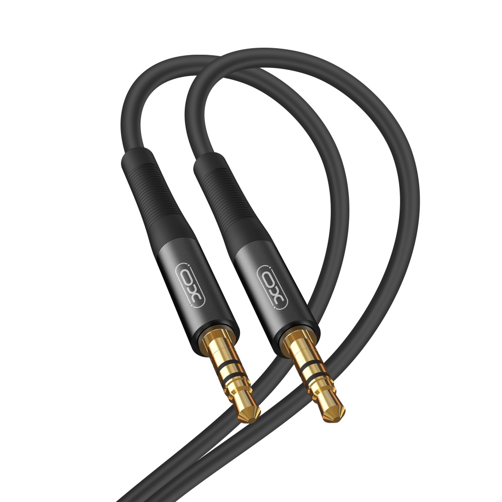 XO NB-R175B kábel - fekete 3.5mm jack-jack audio kábel 2m