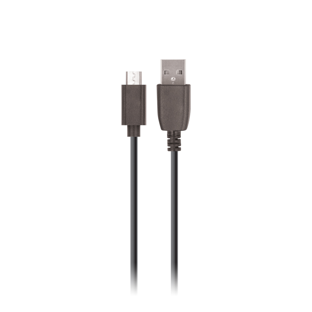 Adatkábel: MaxLife - USB / MicroUSB fekete adatkábel 1m, 1A