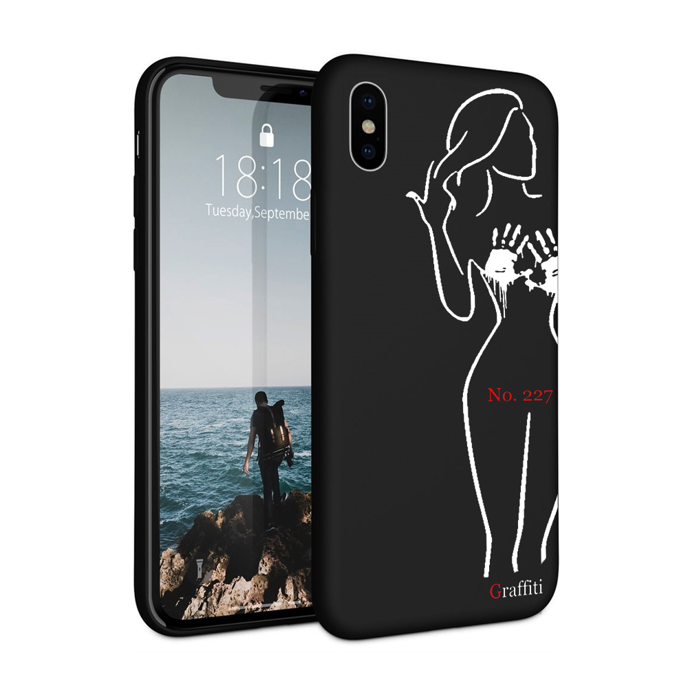 iPhone X Telefontok - Graffiti No.227 mintás szilikon tok