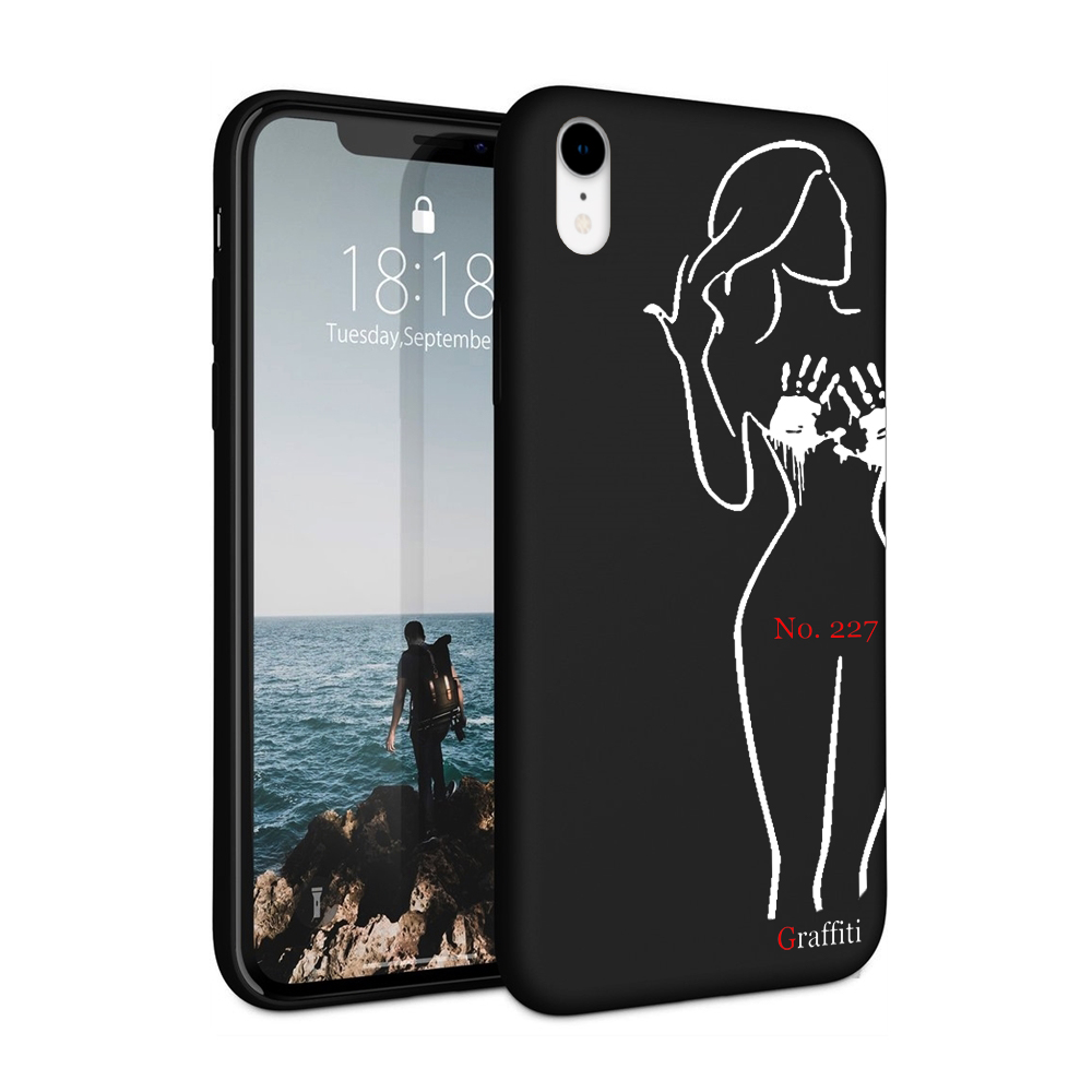 iPhone Xr Telefontok - Graffiti No.227 mintás szilikon tok