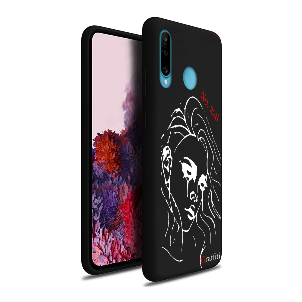 Huawei P30 Lite Telefontok - Graffiti No.228 mintás szilikon tok