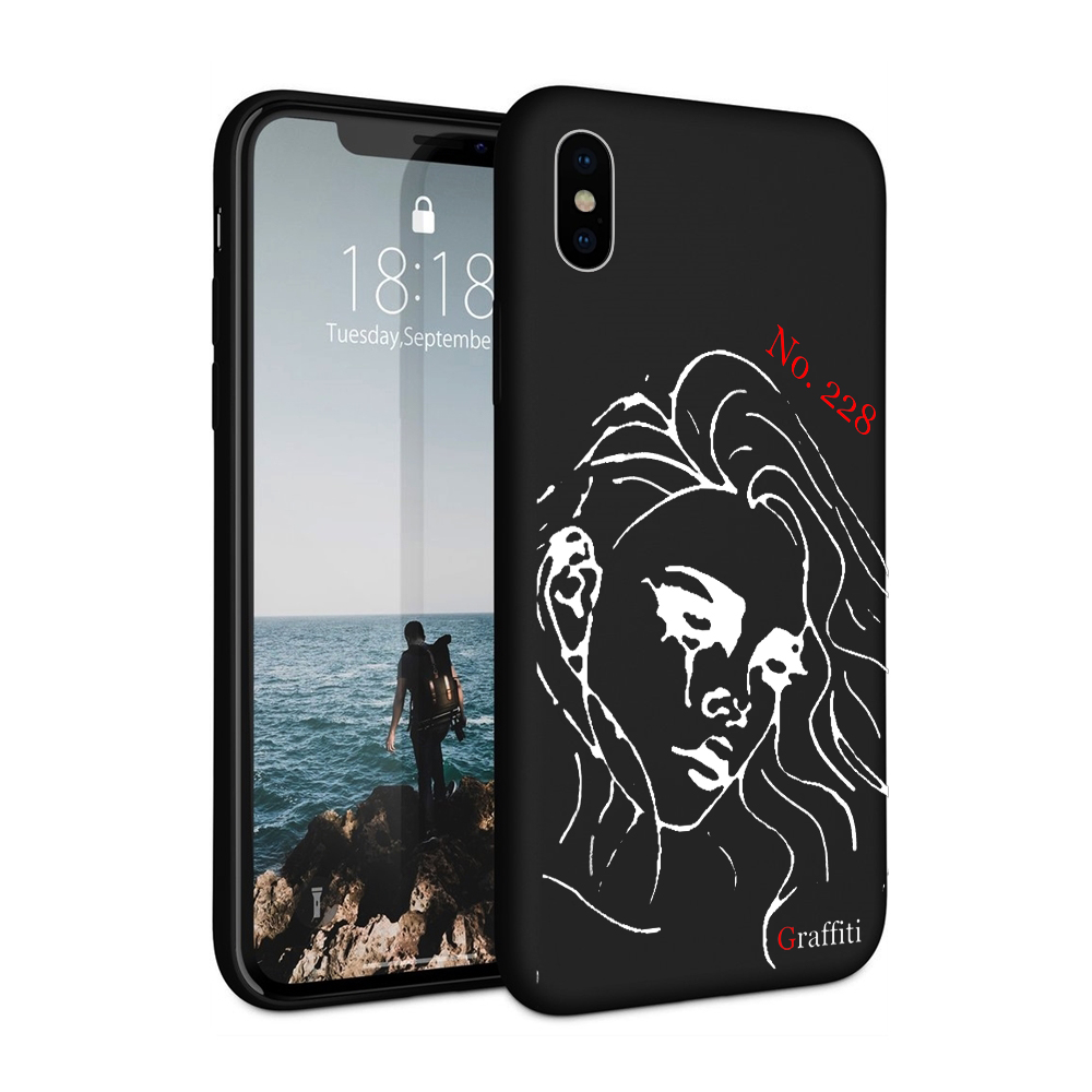 iPhone X Telefontok - Graffiti No.228 mintás szilikon tok