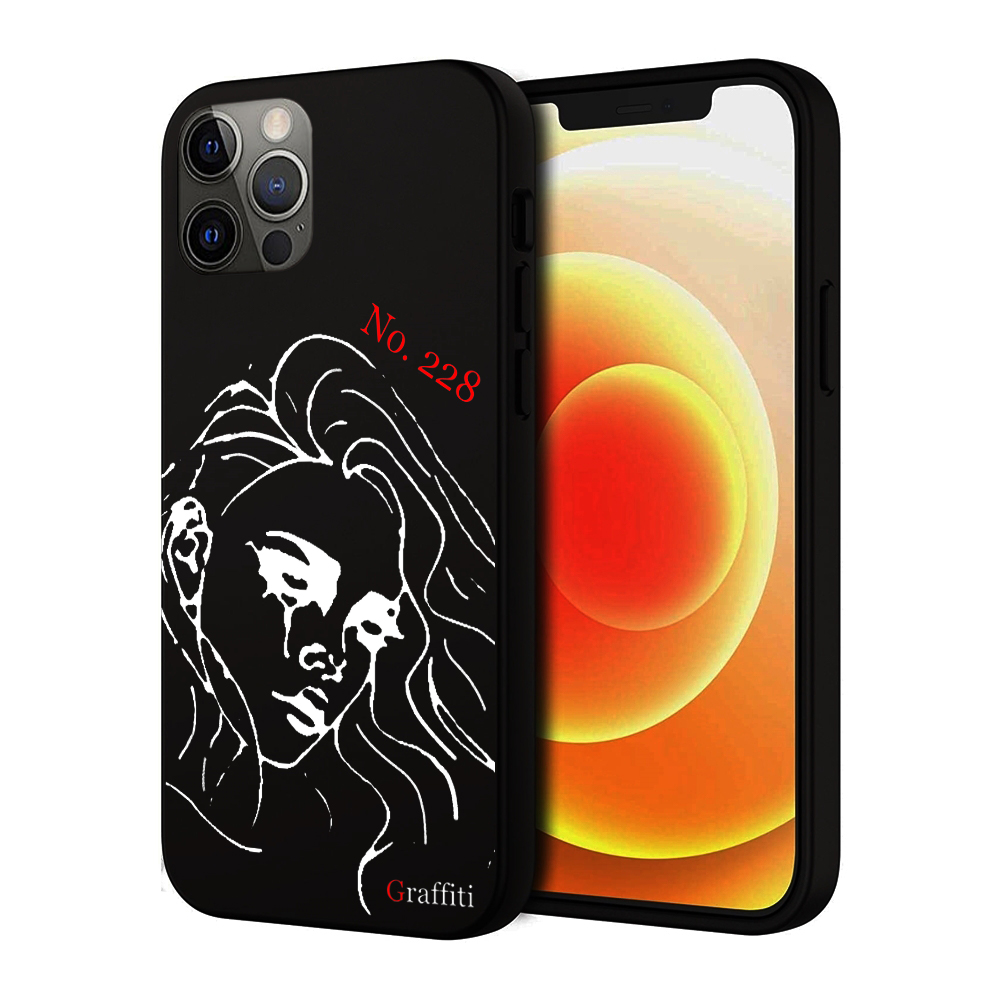 iPhone 12 Pro Telefontok - Graffiti No.228 mintás szilikon tok