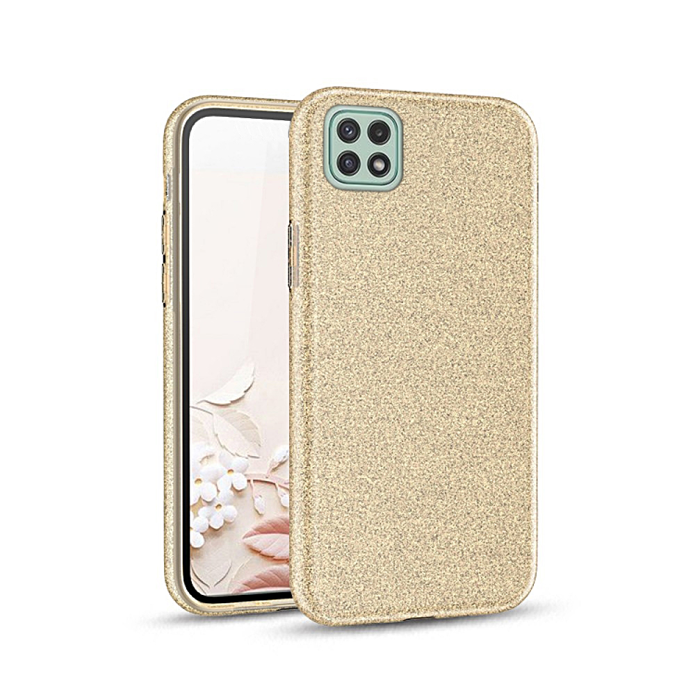 Samsung Galaxy A22 5G Telefontok - Arany Shiny tok