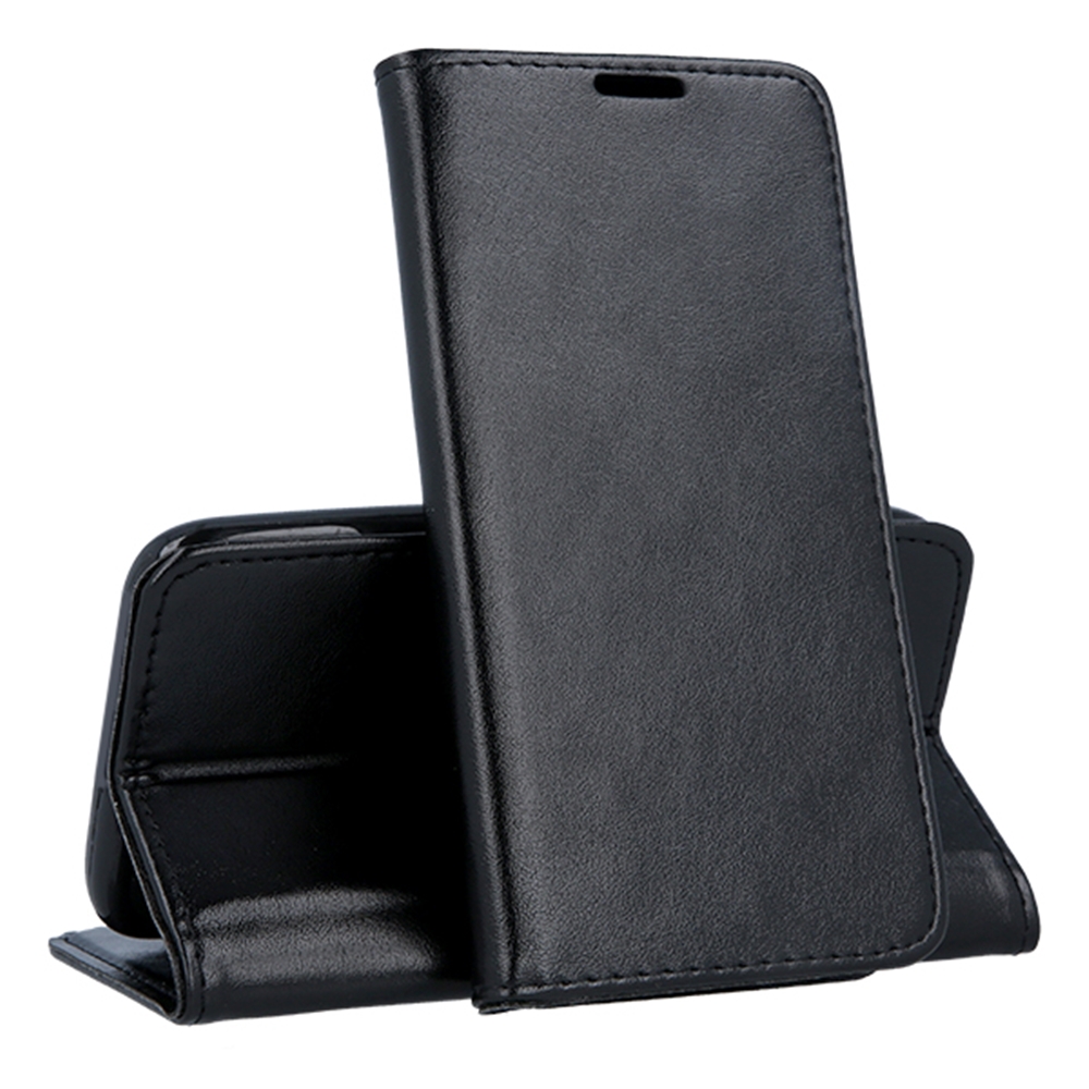 Xiaomi Mi 11 Telefontok - Smart Magnetic fekete szilikon keretes mágneses könyvtok