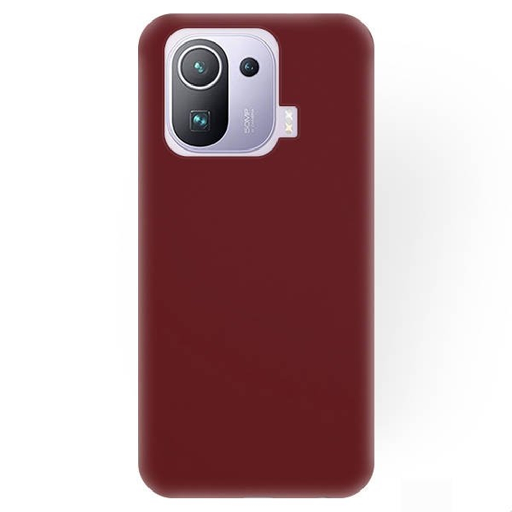 Xiaomi Mi 11 Pro Telefontok - burgundi szilikon tok