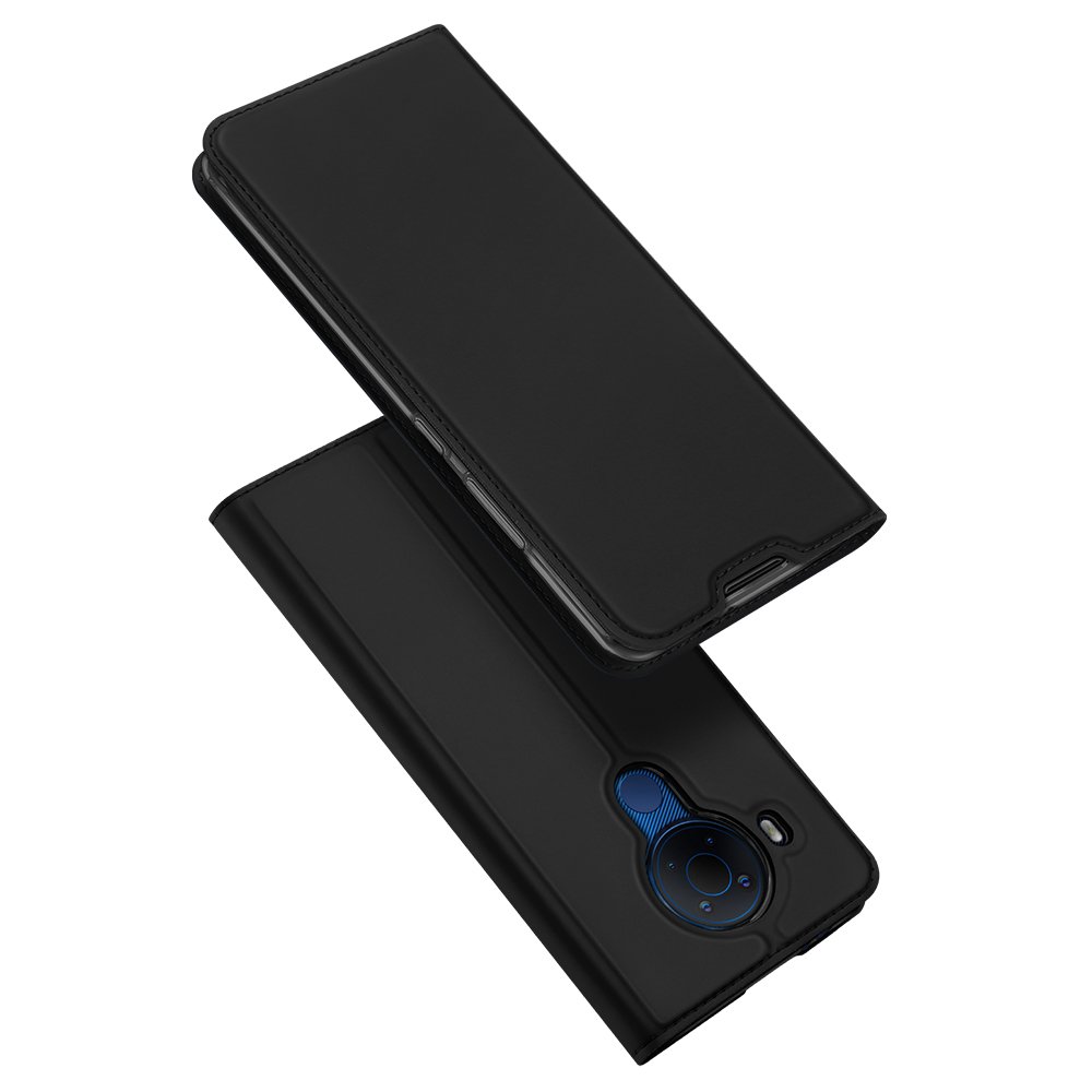 Nokia 5.4 Telefontok - Dux Ducis fekete flipcover tok