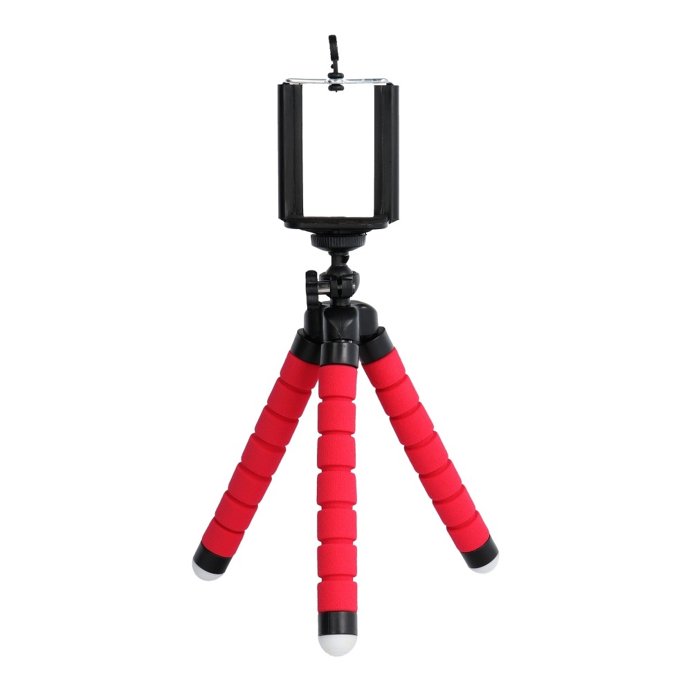 Hfmts 0028 Mini flexibilis tripod (csatlakozó nélküli) - piros