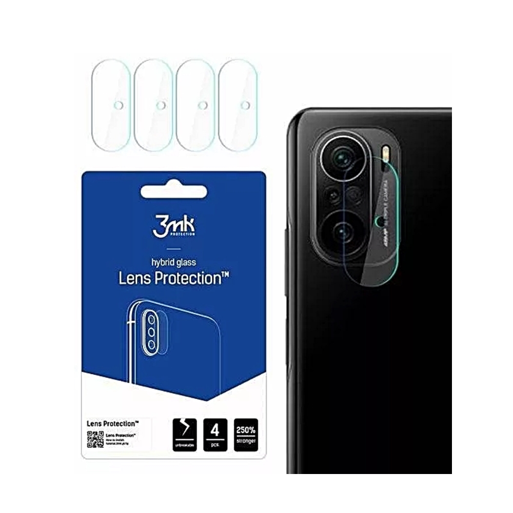 Xiaomi Poco F3 / Xiaomi Mi 11i Védőfólia - 3MK kamera hibrid fólia (4db)