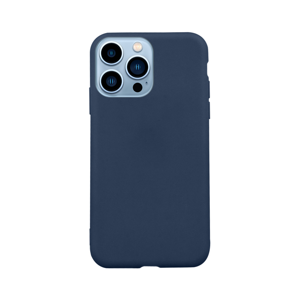 Telefontok iPhone 13 Pro Max - kék szilikon tok