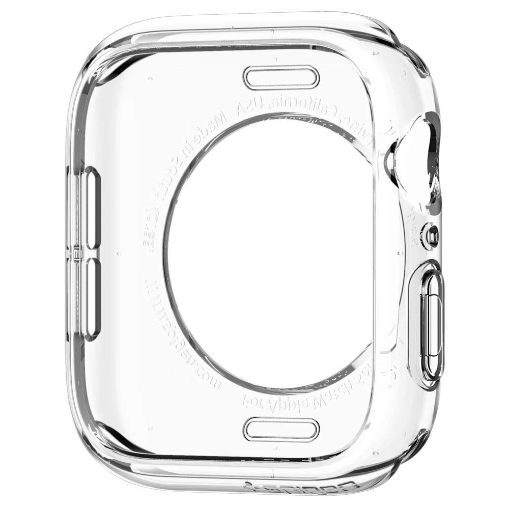Okosóra tok - Apple Watch 4 / 5 / 6 / SE (44 mm) okosóra tok - SPIGEN Liquid Crystal átlátszó szilikon hátoldali tok
