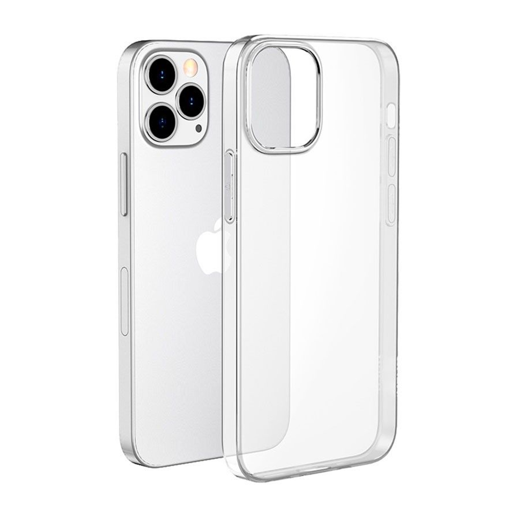 iPhone 12 Pro Telefontok - 2 mm-es átlátszó szilikon hátlap tok