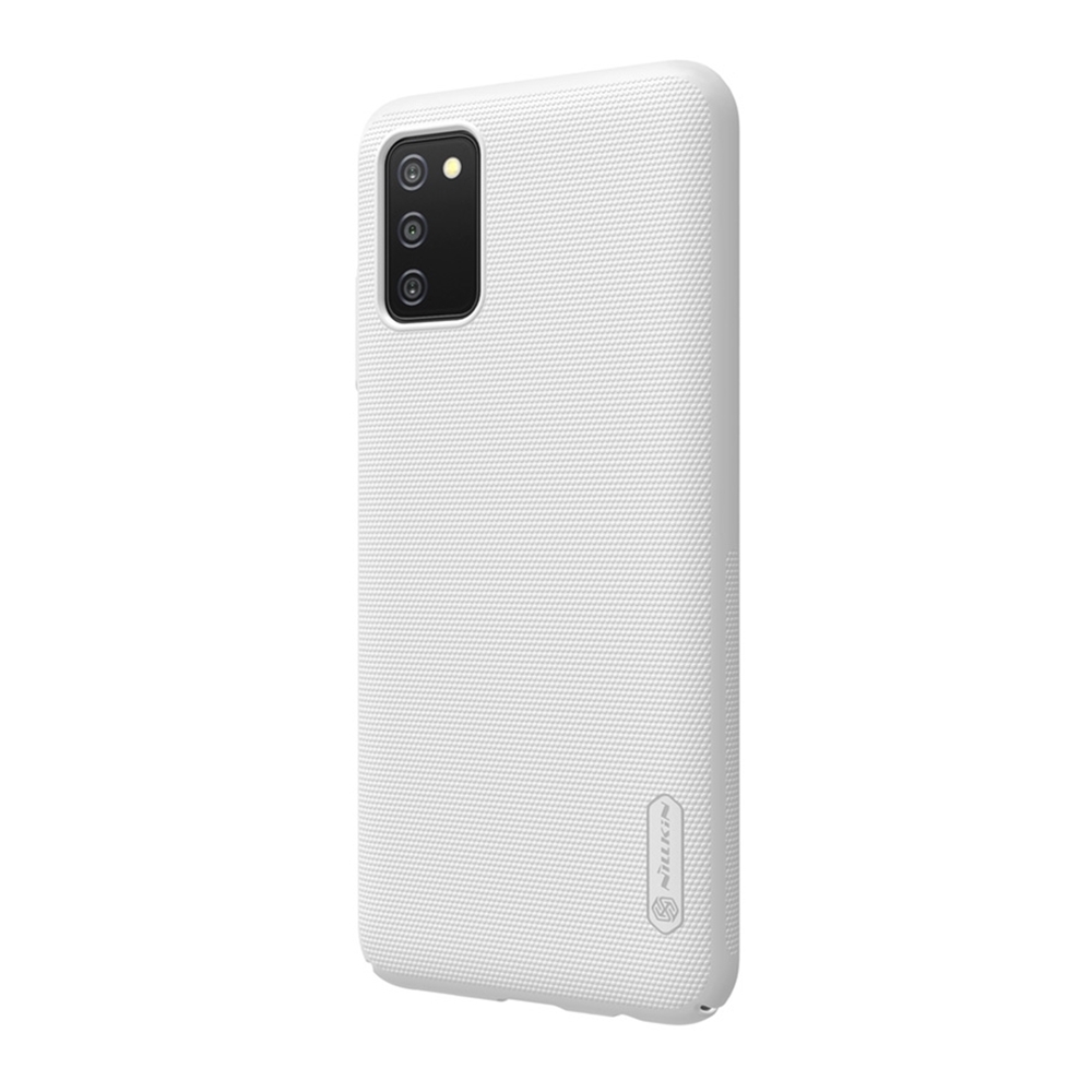 Samsung Galaxy A03S Telefontok - Nillkin Super Frosted fehér hátlap tok