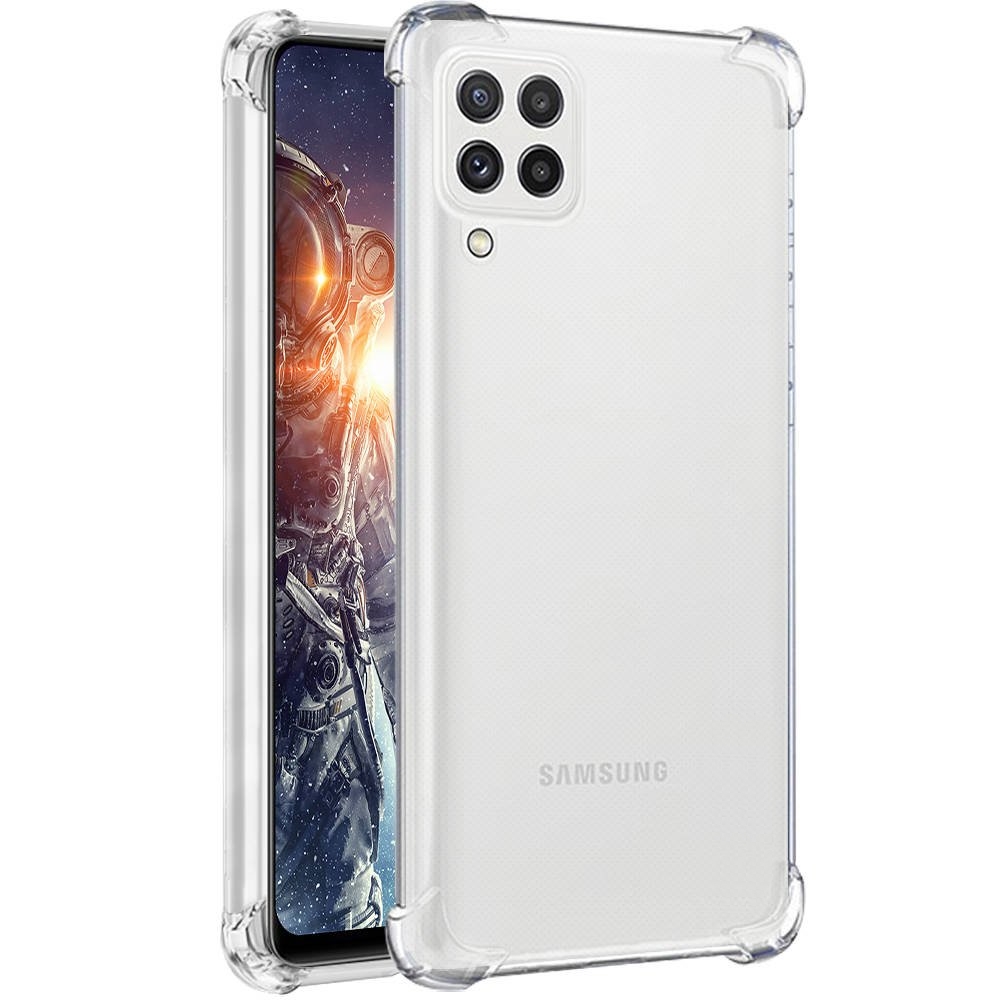 Samsung Galaxy A22 LTE / 4G Telefontok - ütésálló átlátszó tok