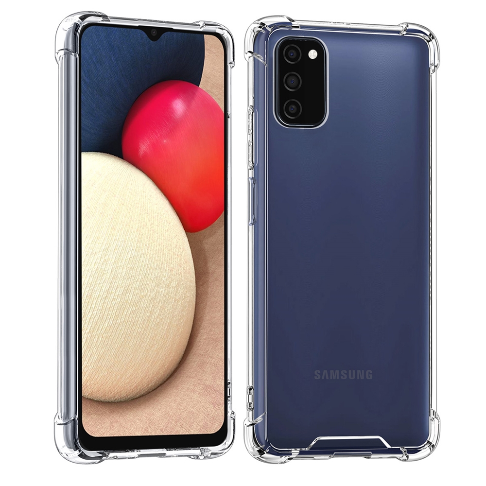 Samsung Galaxy A03s Telefontok - Ütésálló átlátszó tok