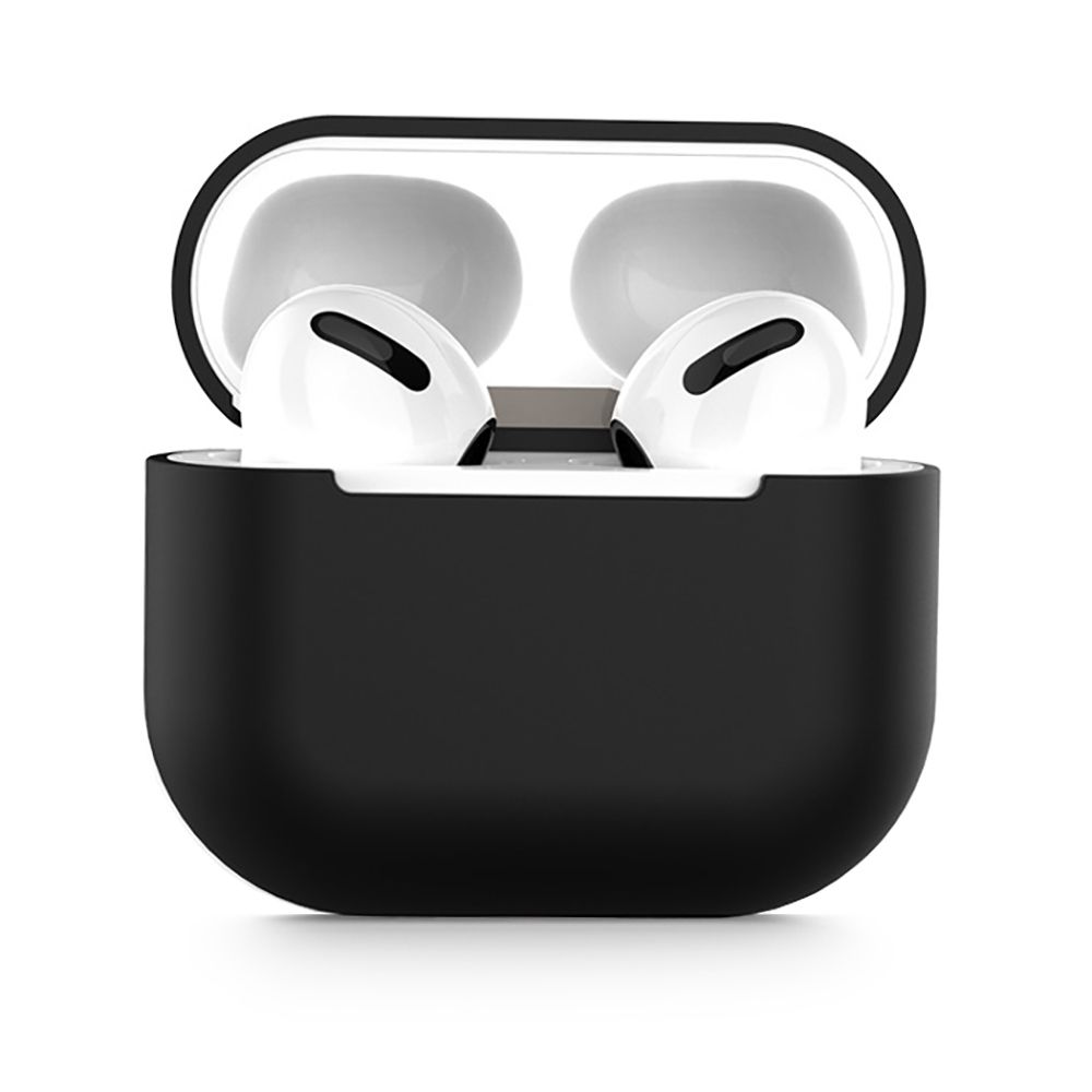 Tech-Protect Icon AirPods 3 tartó - fekete szilikon Airpods 3 tartó