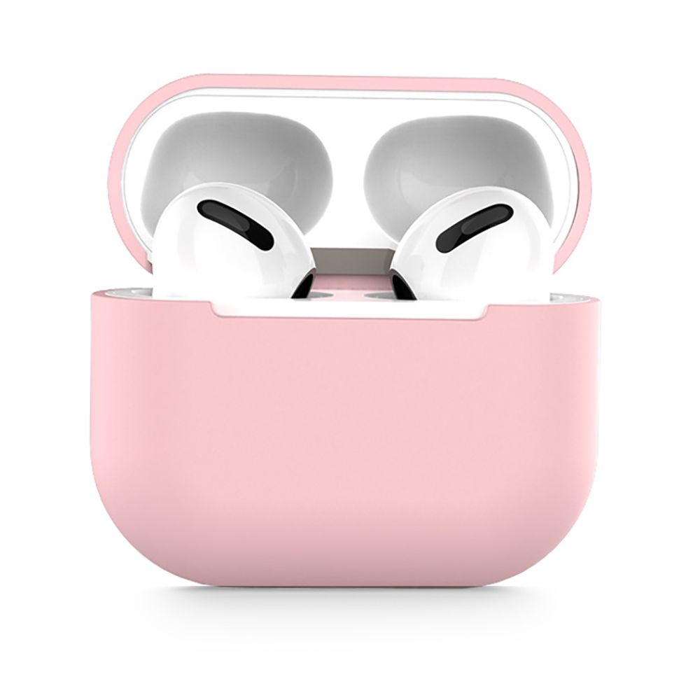 Tech-Protect Icon AirPods 3 tartó - pink szilikon Airpods 3 tartó