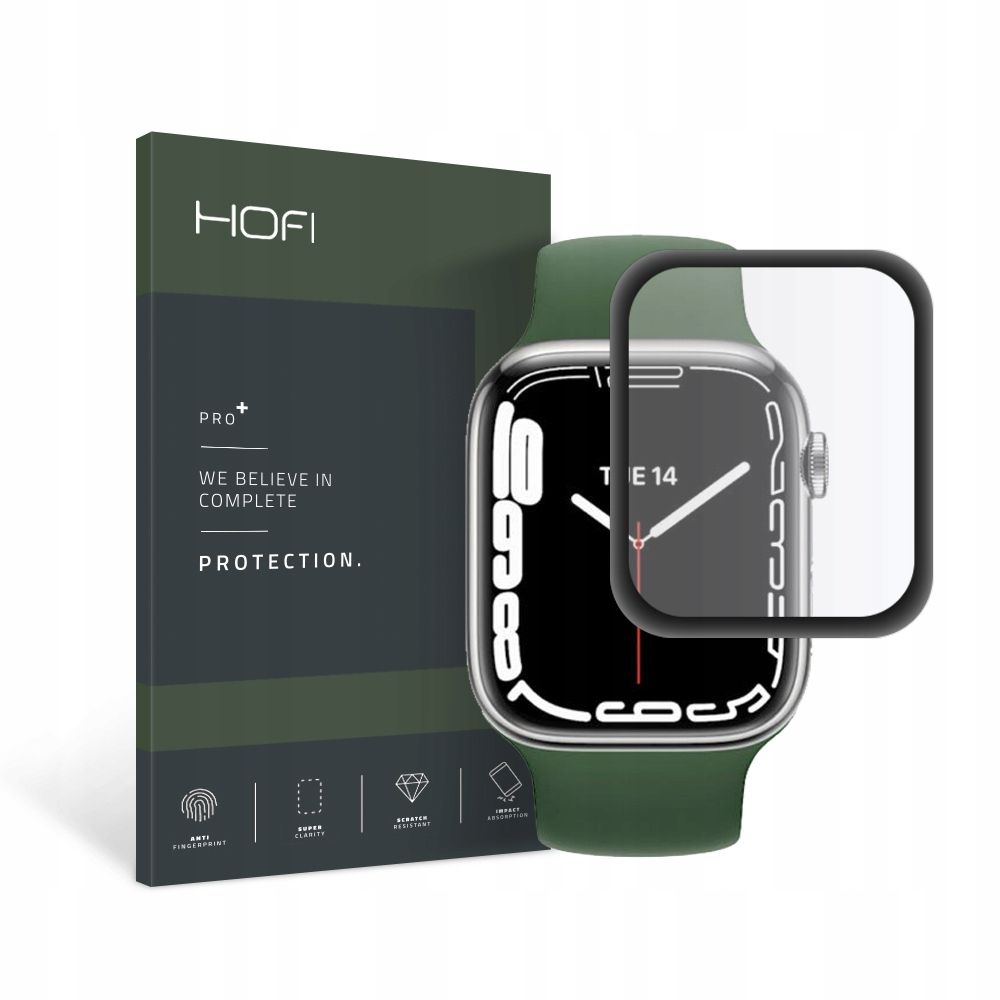 Okosóra üvegfólia - Apple Watch 7 / 8 (45 mm) - HOFI Glass Pro+ üvegfólia