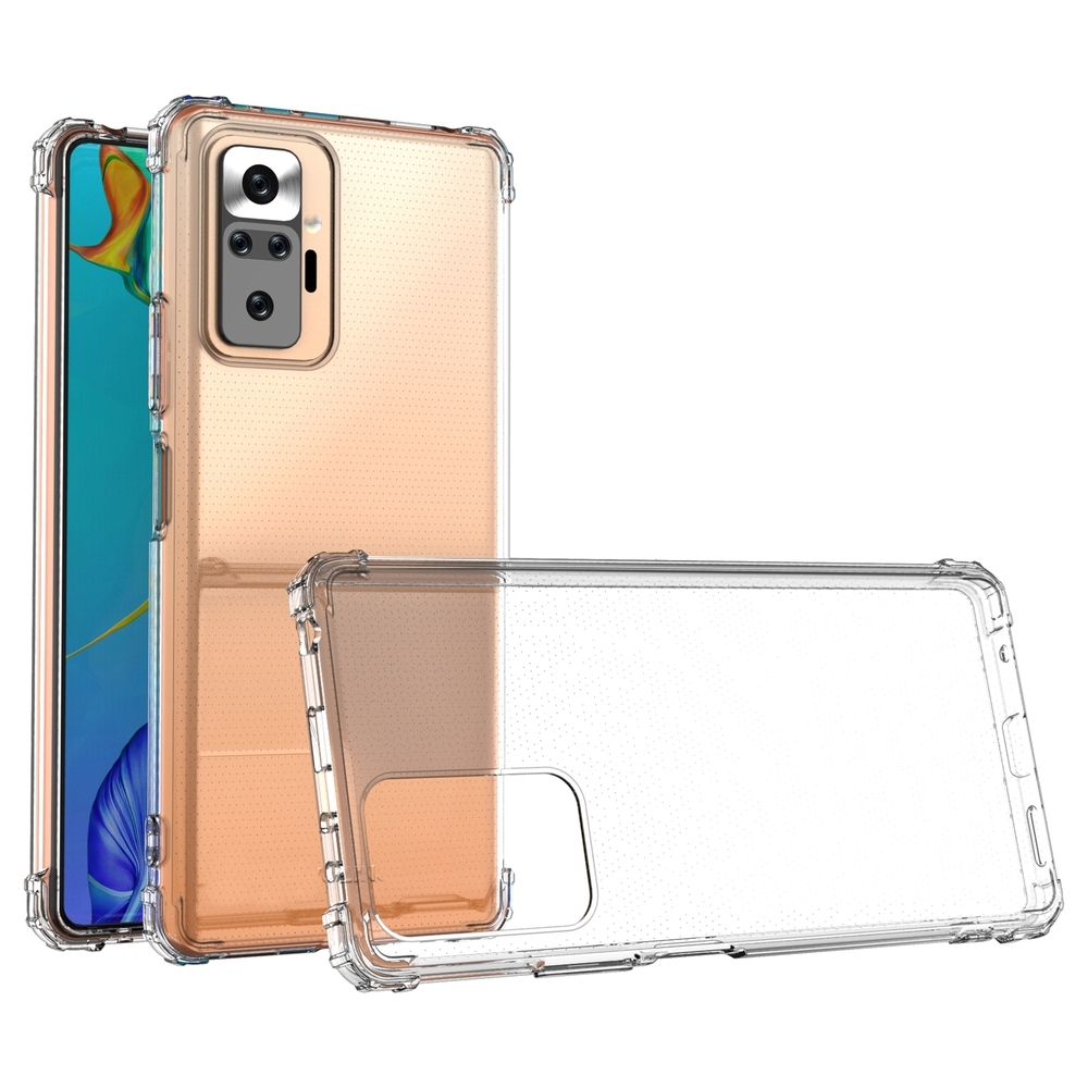 Xiaomi Redmi Note 10 Pro / Note 10 Pro Max Telefontok - Ütésálló átlátszó hátlap tok