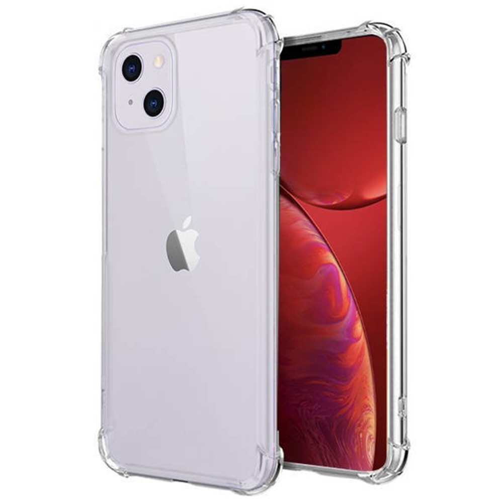 iPhone 13 Telefontok - Ütésálló átlátszó tok