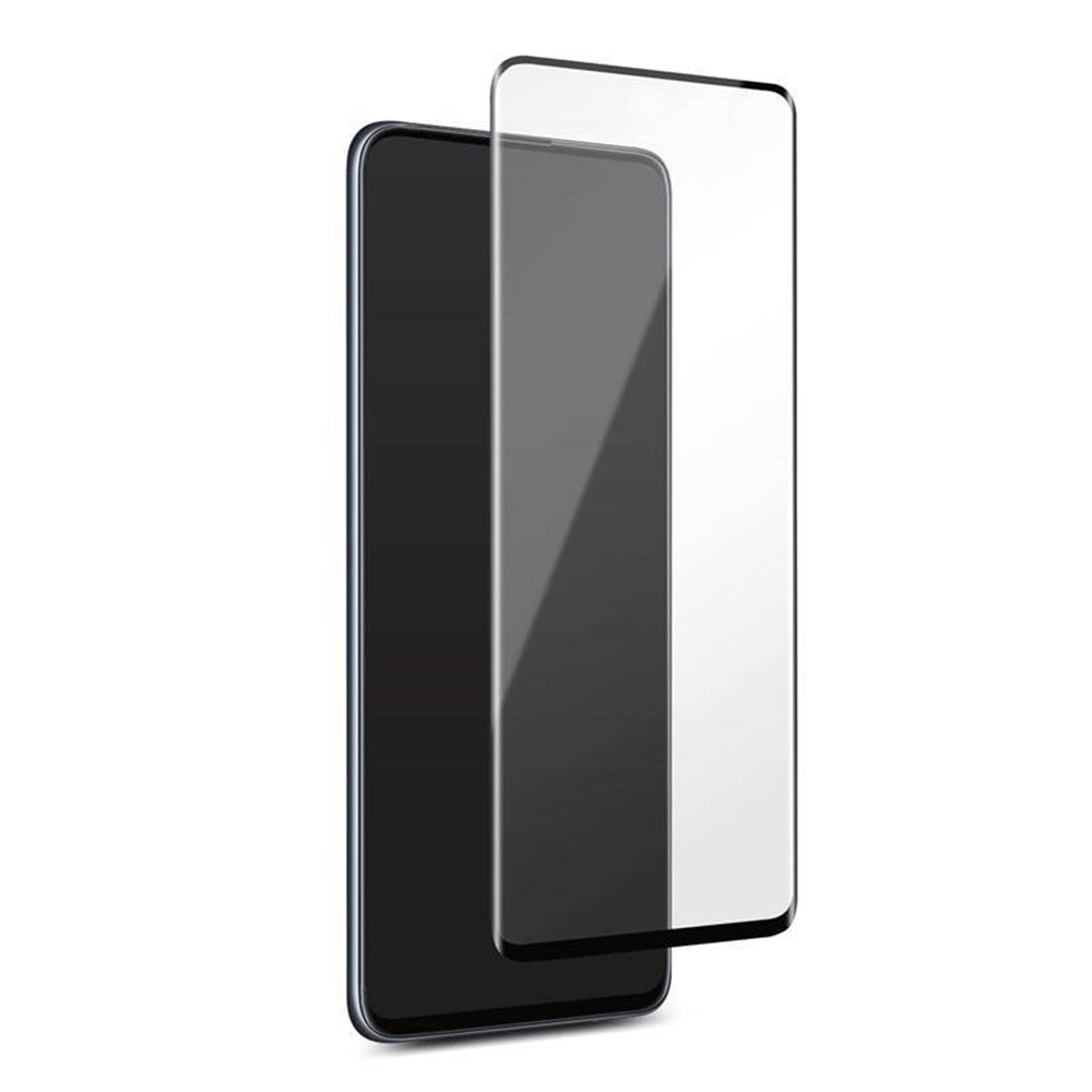 Samsung Galaxy A40 üvegfólia- Super kemény tokbarát fólia fekete kerettel