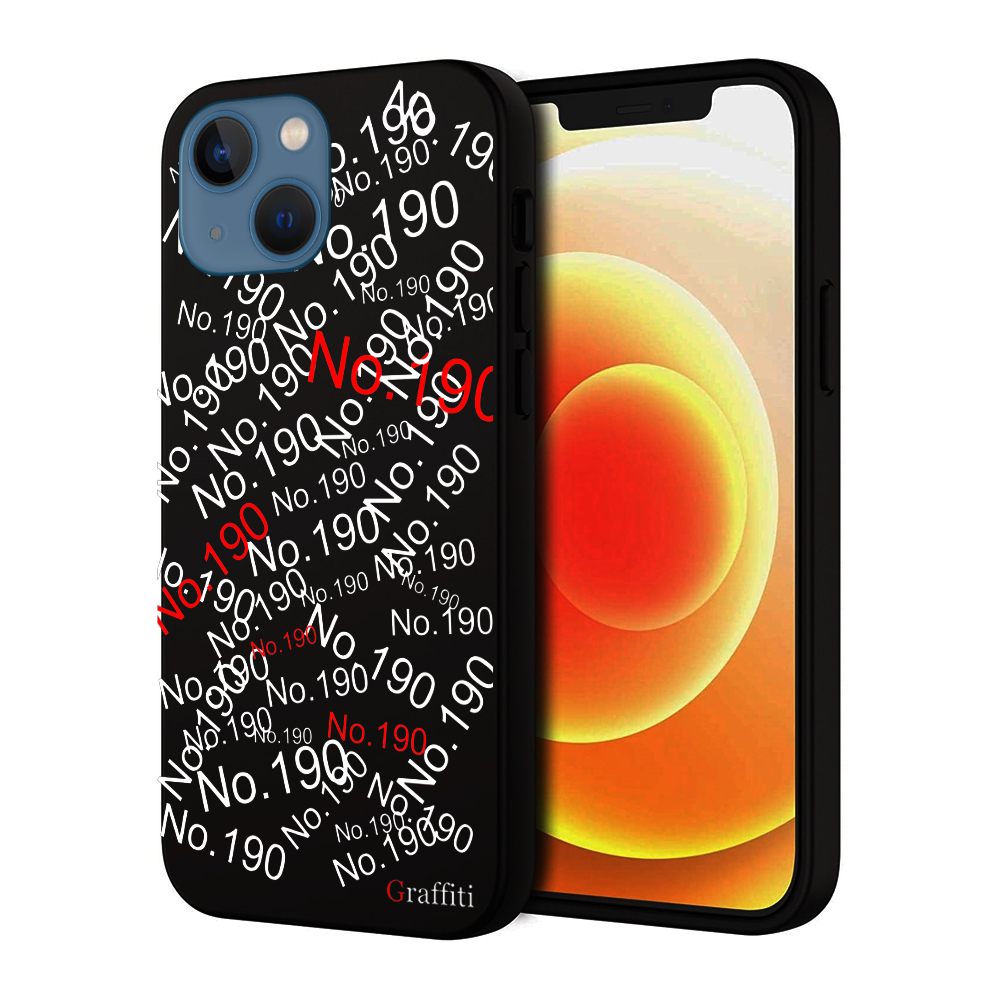iPhone 13 mini Telefontok - Graffiti No.190 mintás szilikon tok