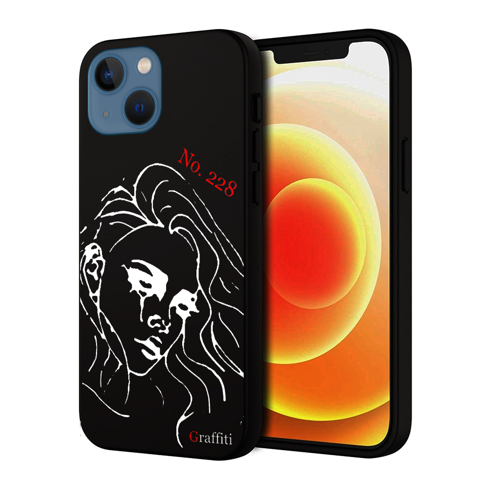 iPhone 13 mini Telefontok - Graffiti No.228 mintás szilikon tok