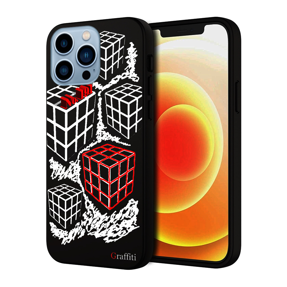iPhone 13 Pro Max Telefontok - Graffiti No.191 mintás szilikon tok