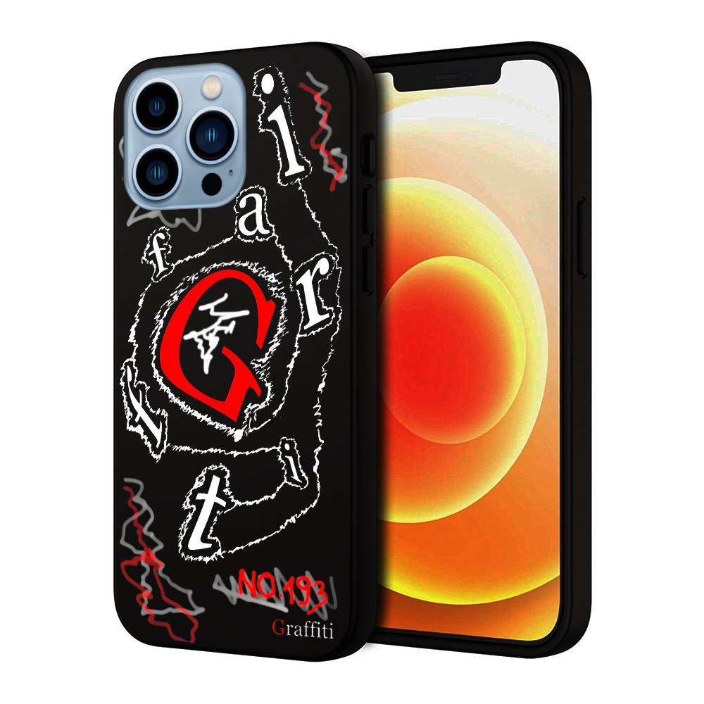 iPhone 13 Pro Max Telefontok - Graffiti No.193 mintás szilikon tok