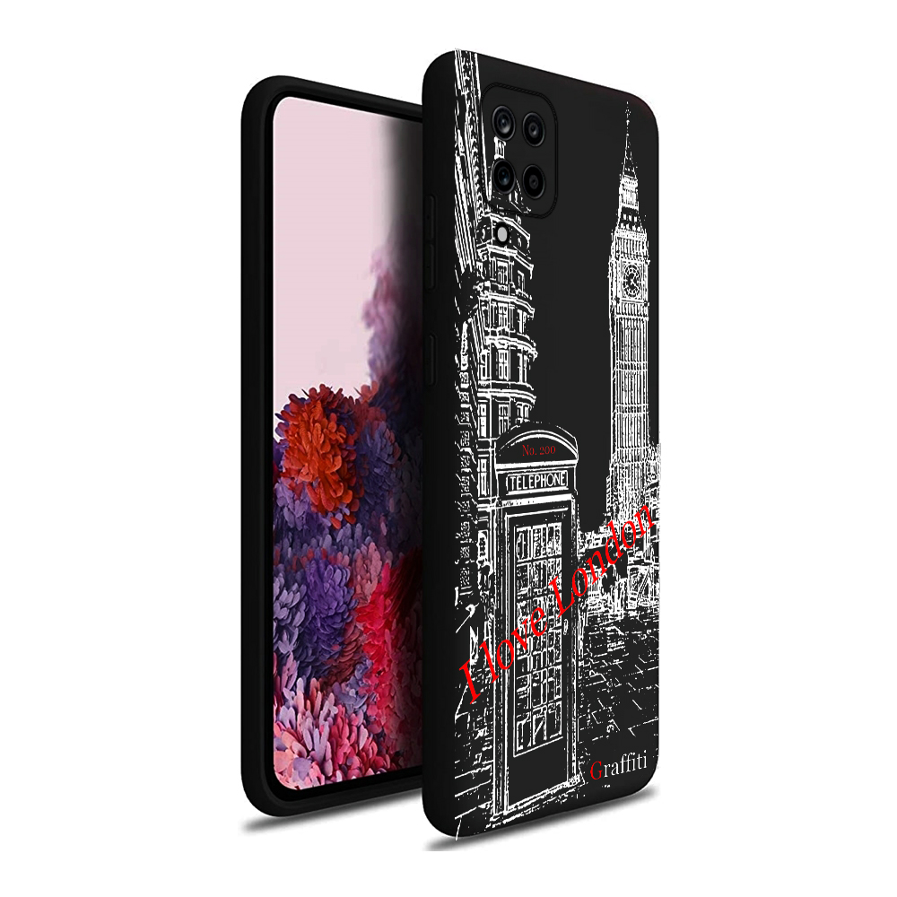 Samsung Galaxy A12 Telefontok - Graffiti No.200 mintás szilikon tok