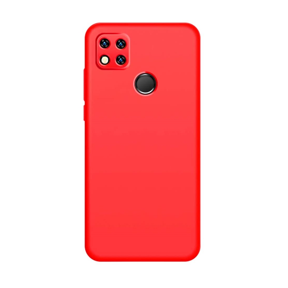 Xiaomi Redmi 9C Telefontok - piros szilikon tok