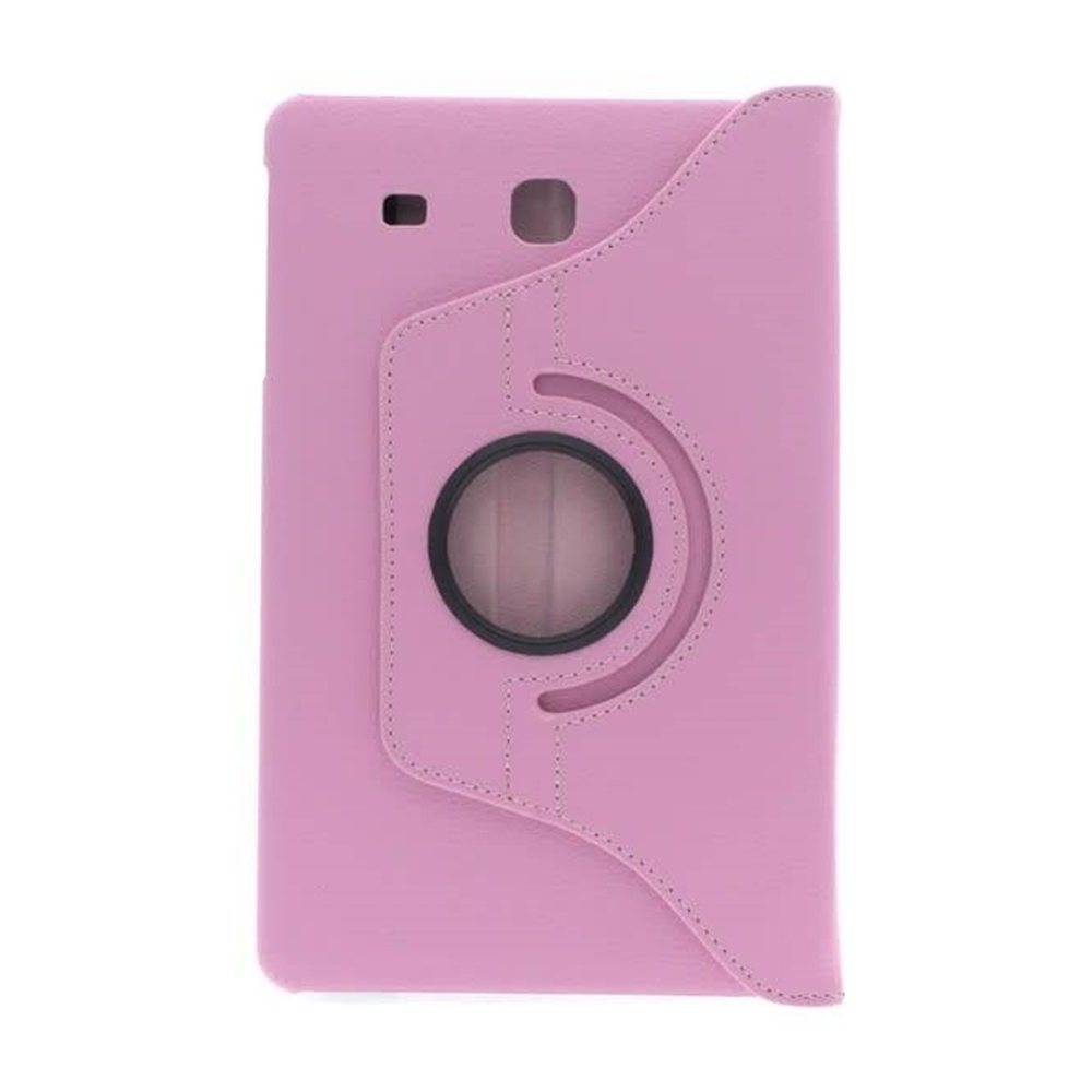 Samsung Galaxy Tab E 9.6 T560 Tablettok - pink fordítható műbőr tablet tok