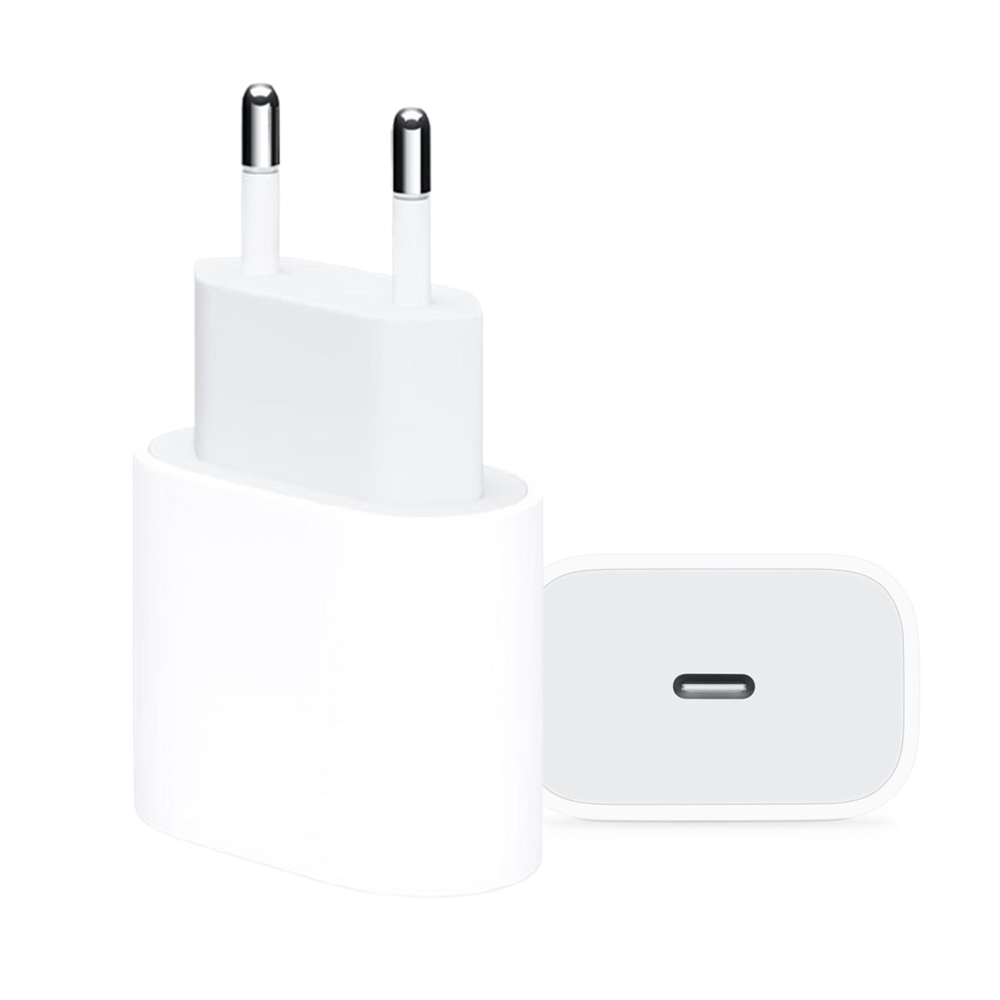 Univerzális Telefon töltő - TYPE-C fehér hálózati töltőfej, 20W