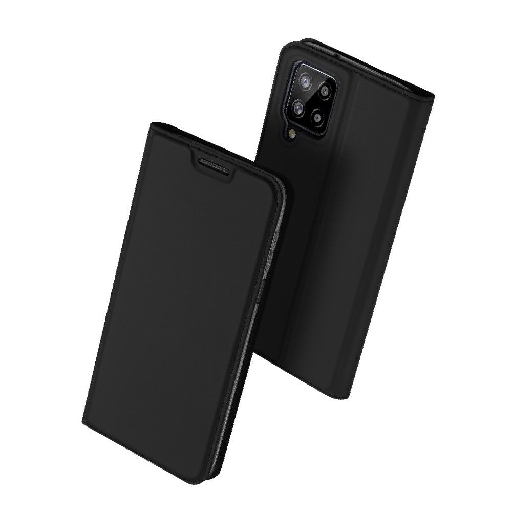Samsung Galaxy M32 LTE / 4G Telefontok - Dux Ducis fekete flipcover tok