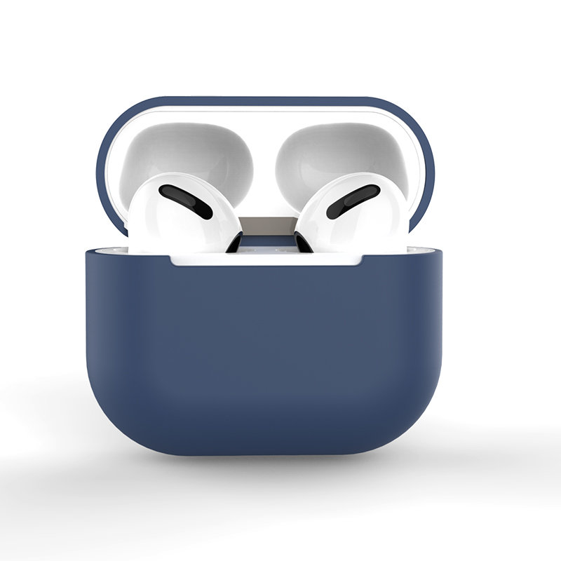 AirPods 3 tartó - kék szilikon Airpods 3 tartó